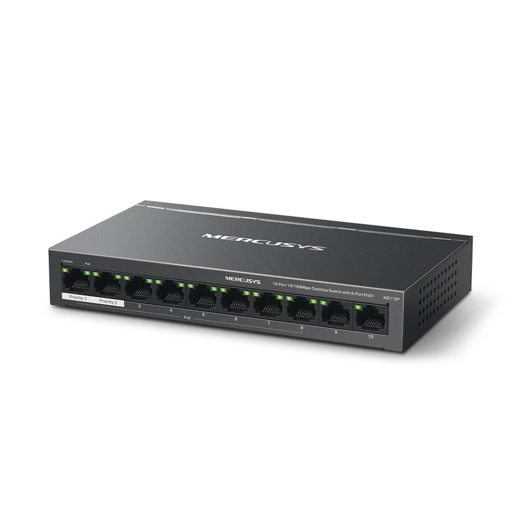 Mercusys MS110P 10 Port Desktop Switch