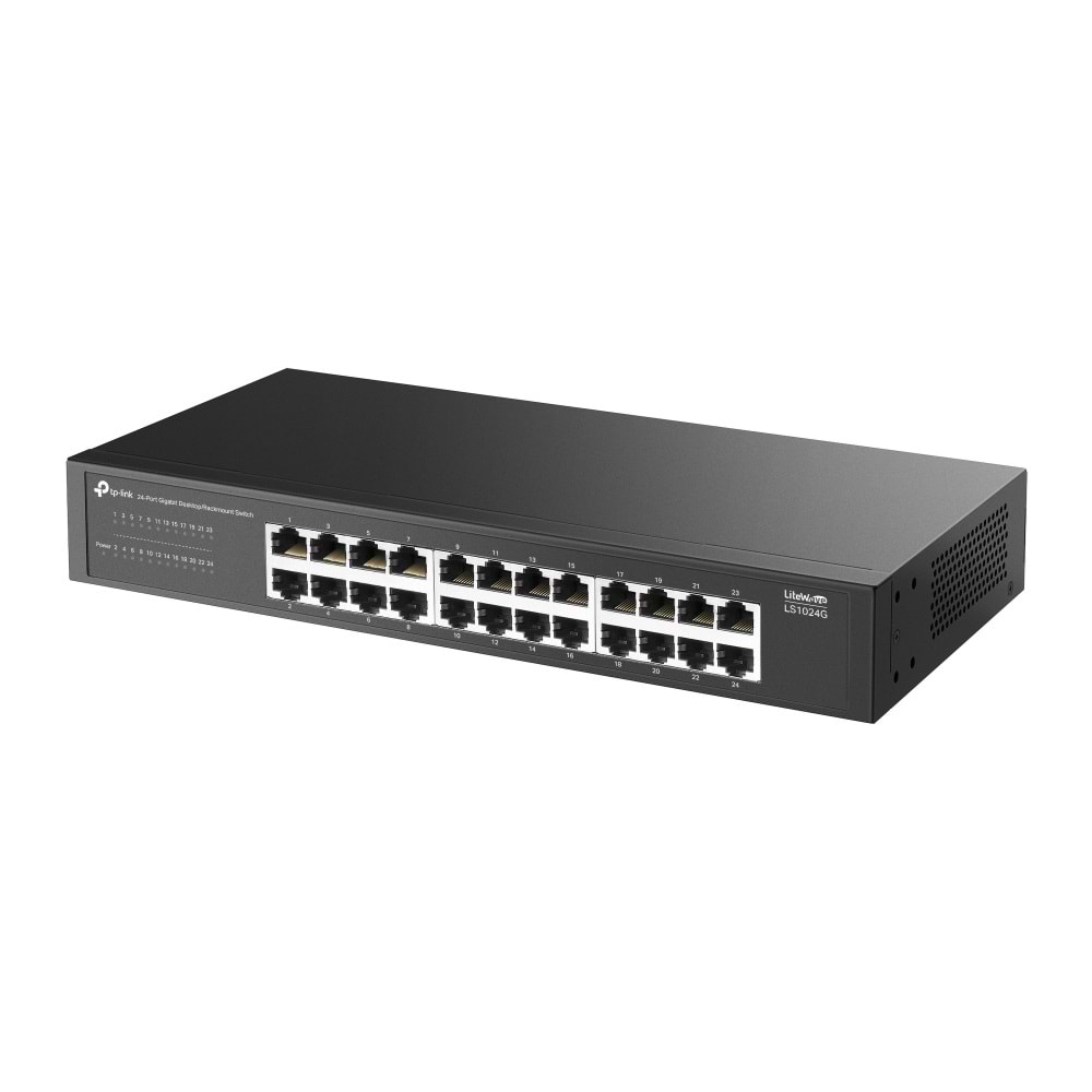 TP-Link LS1024G 24 Port Gigabit Desktop/Rackmount Switch (Metal Kasa)
