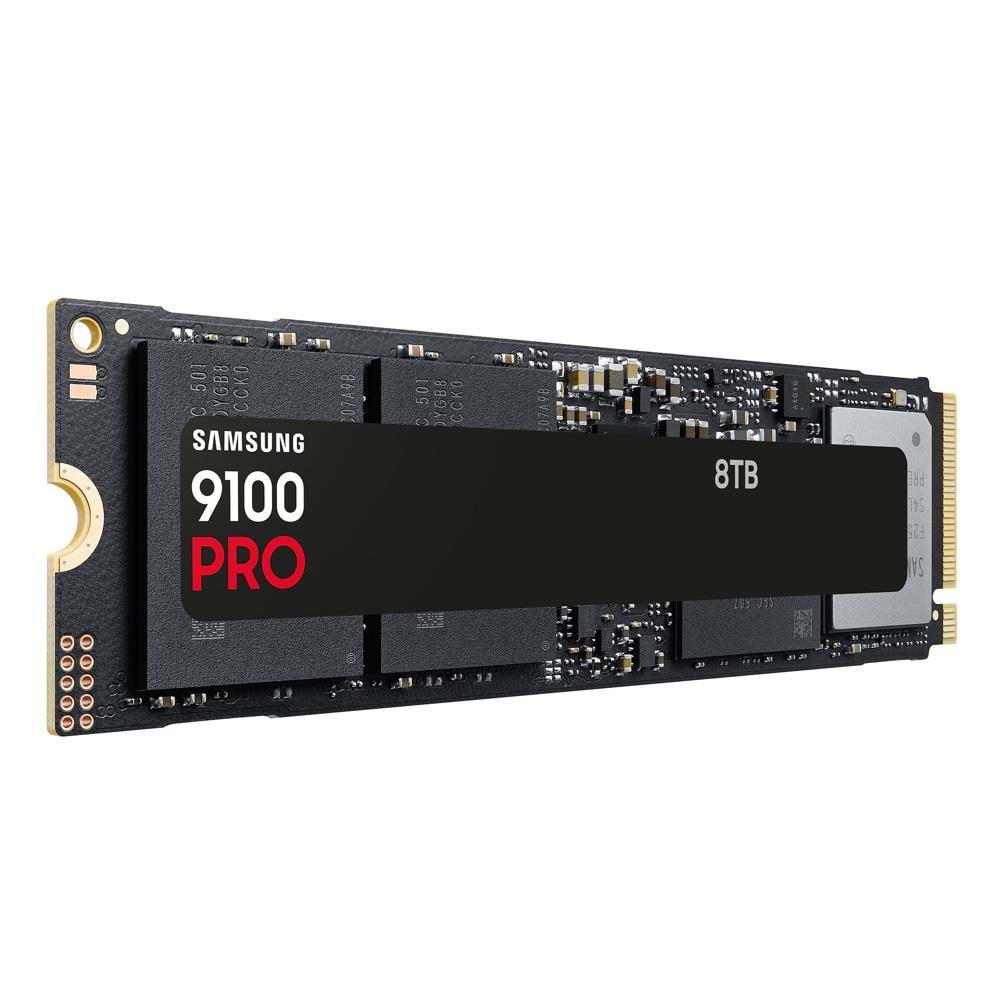 Samsung 8TB 9100 PRO GEN5 NVMe M.2 SSD MZ-VAP8T0BW (Okuma Hızı 14800MB / Yazma Hızı 13400MB)