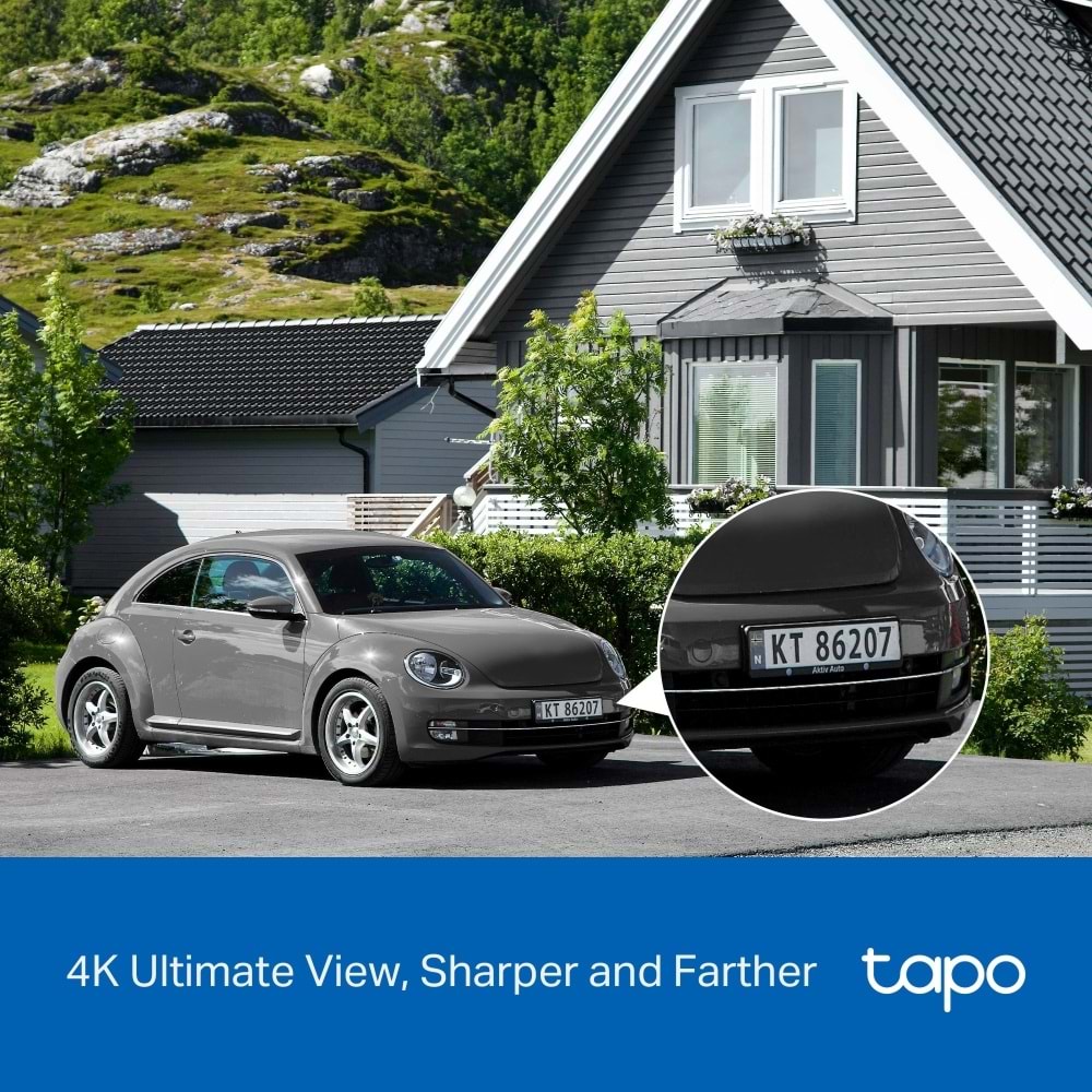 Tapo TC92 KIT 4K 8MP 360° AI Wi-Fi Güneş Enerjili Güvenlik Kamerası