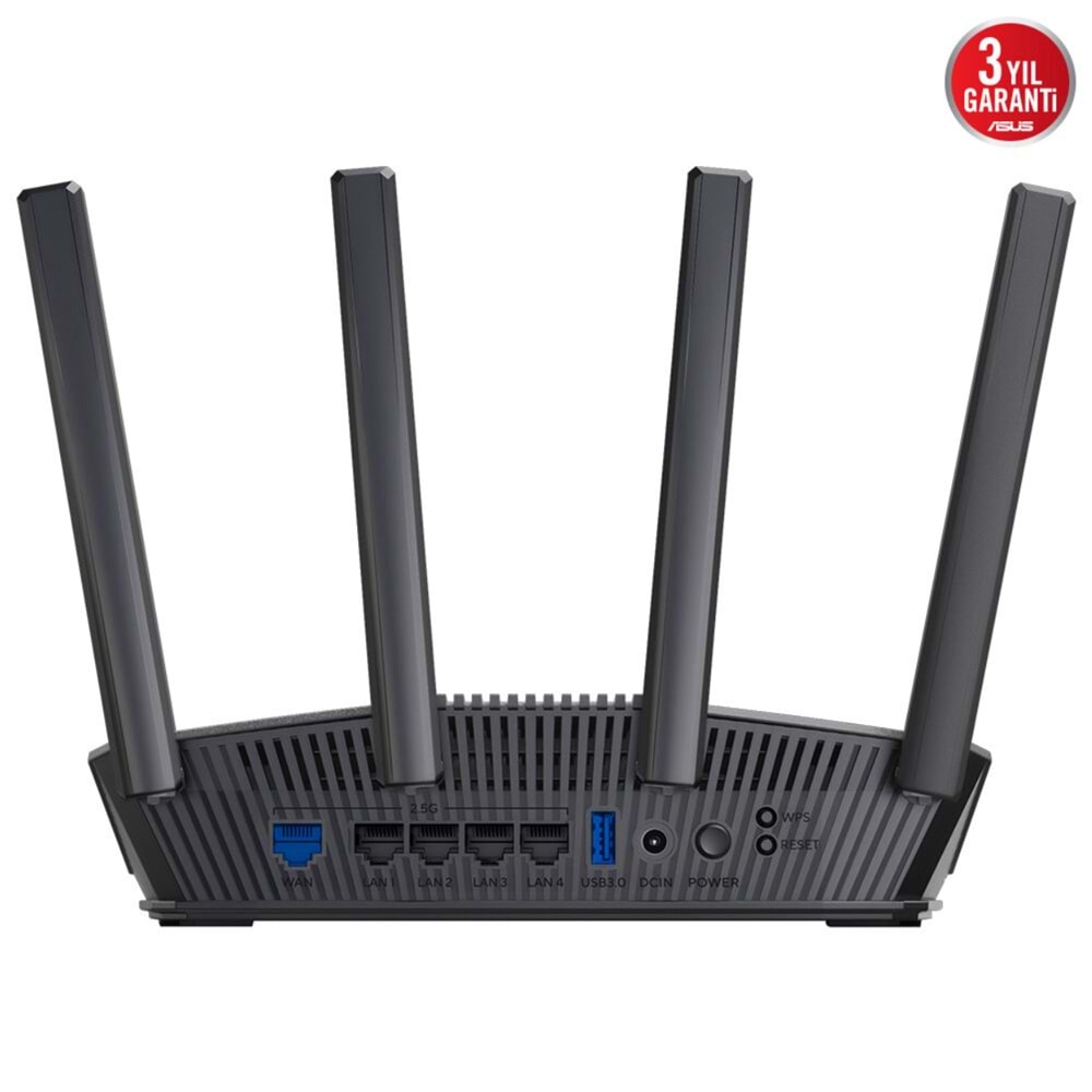 Asus RT-BE82U BE6500 Dual Band Wi-Fi 7 Gigabit Extendable Router