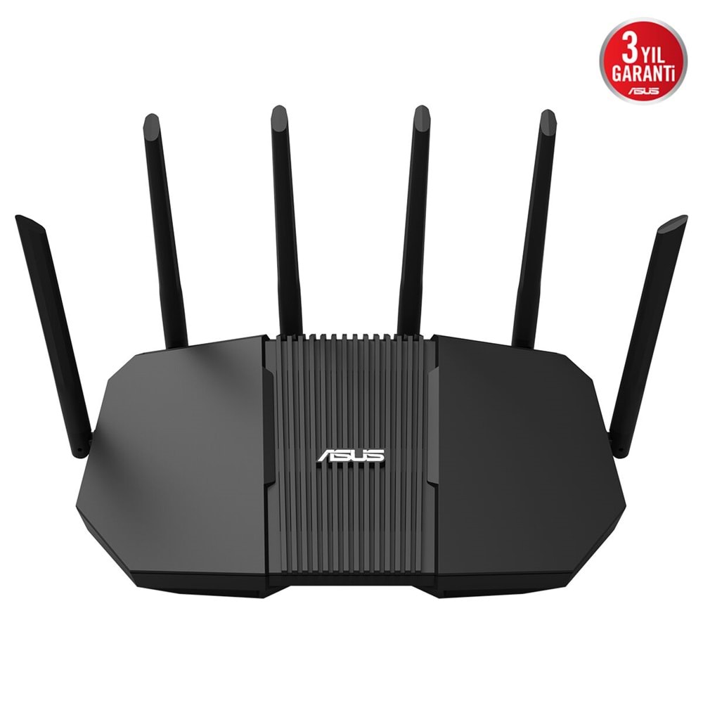 Asus RT-BE90U BE9400 Tri-Band Wi-Fi 7 4x2.5G AiMesh Genişletilebilir VPN Router