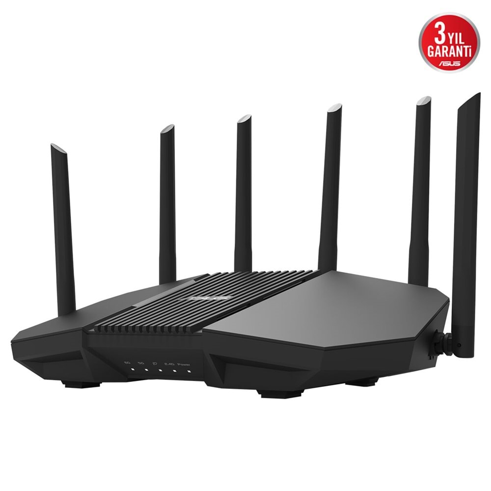 Asus RT-BE90U BE9400 Tri-Band Wi-Fi 7 4x2.5G AiMesh Genişletilebilir VPN Router