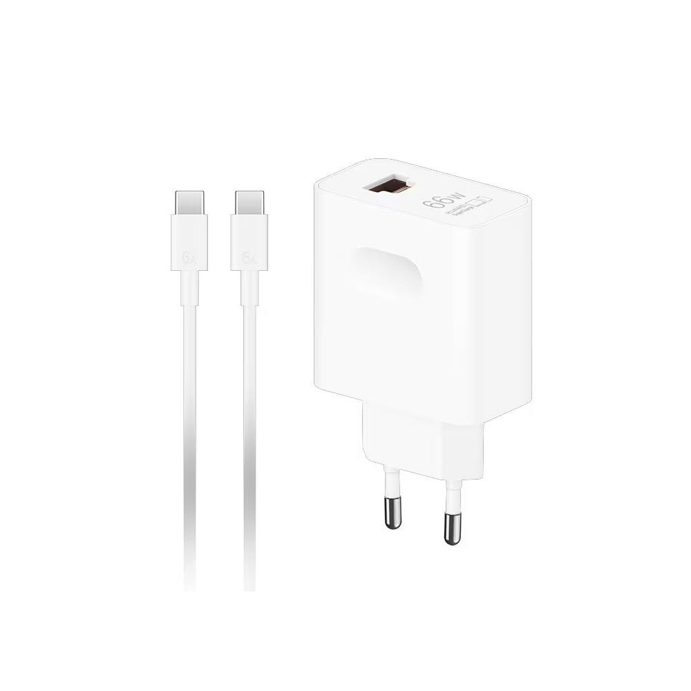 Huawei SuperPower Jelly-A061 Duvar Tipi Şarj Cihazı (Max 66W), Beyaz, EU