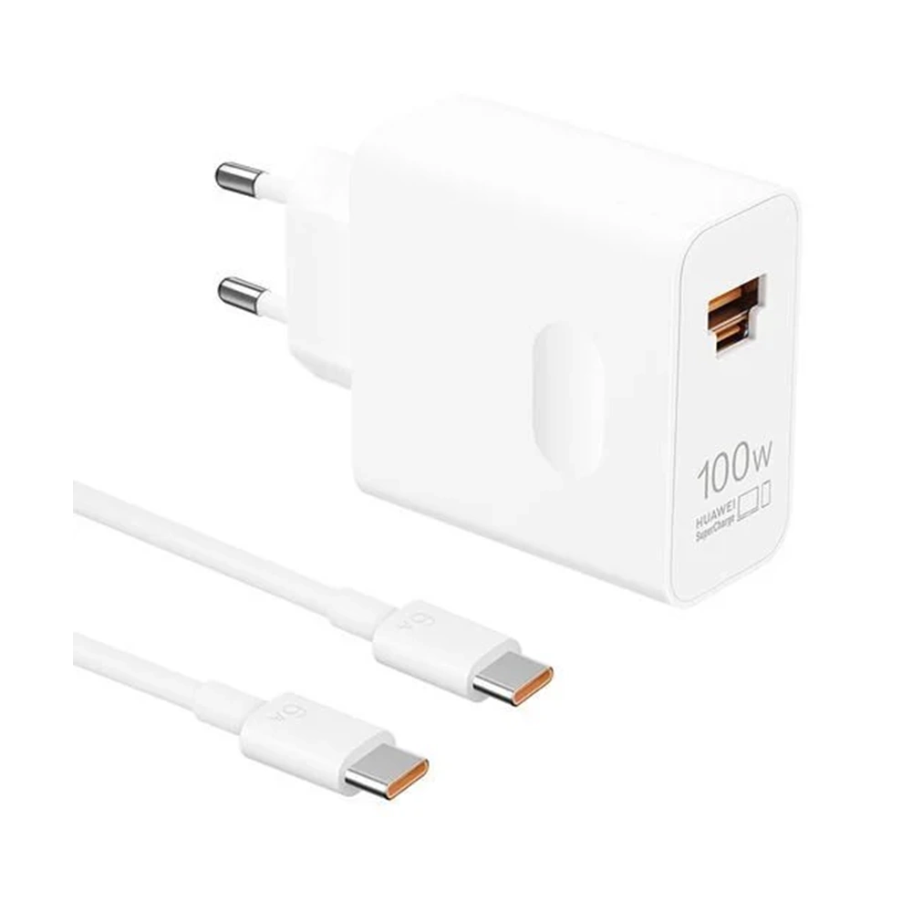 Huawei SuperPower Wall Charger 100W – Ultra hızlı şarj, Şarj Cihazı Beyaz