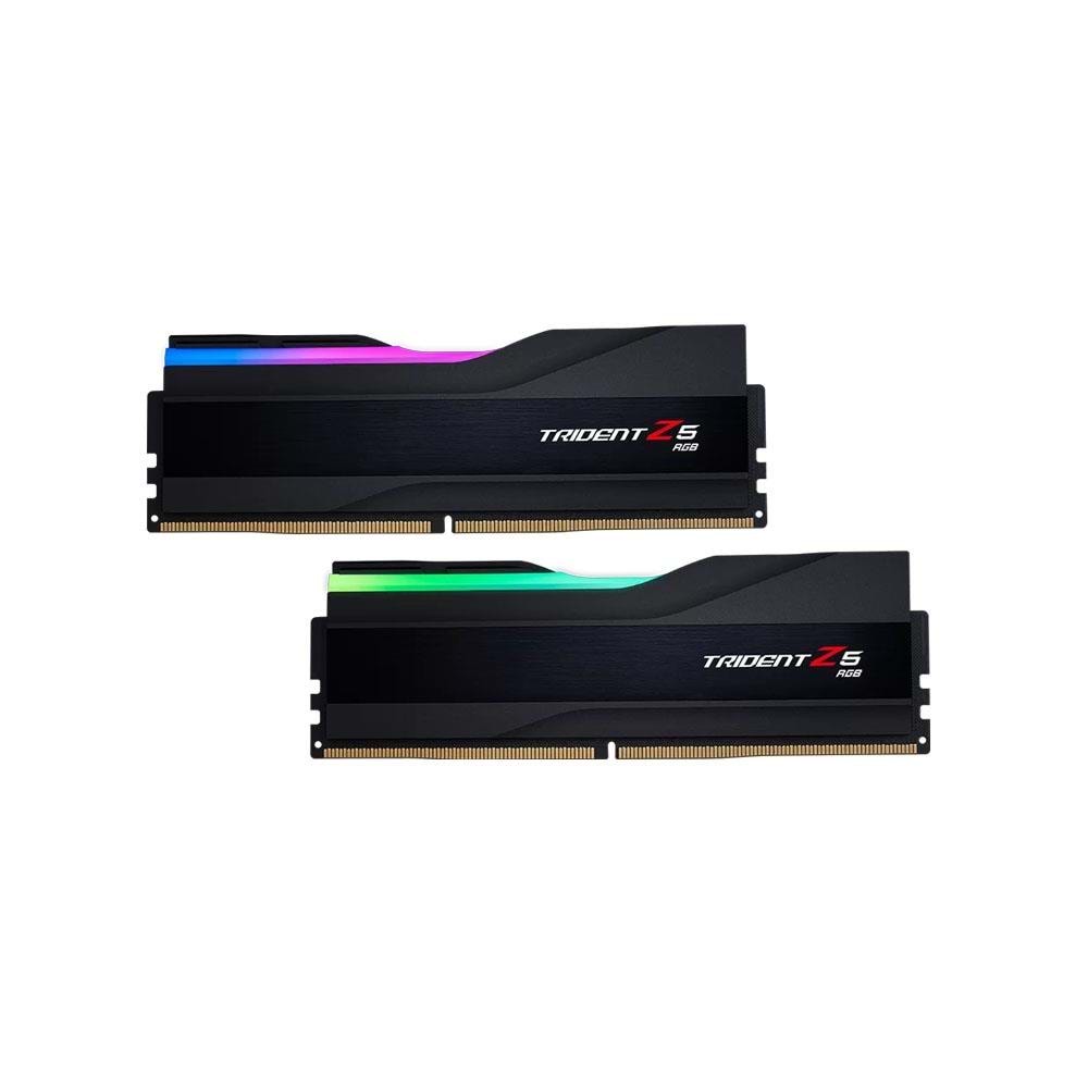 GSKILL 64GB (2x32GB) Trident Z5 RGB Siyah DDR5 6000MHz CL36 1.35V Dual Kit Ram