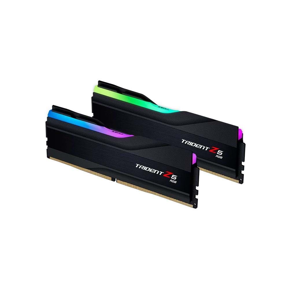 GSKILL 64GB (2x32GB) Trident Z5 RGB Siyah DDR5 6000MHz CL36 1.35V Dual Kit Ram