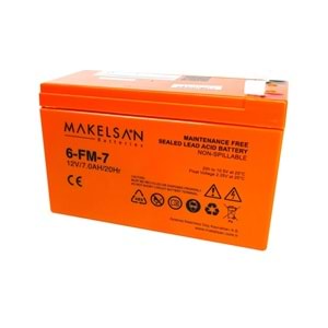 Makelsan 12V 7Ah Bakımsız Kuru Akü 6-FM-7
