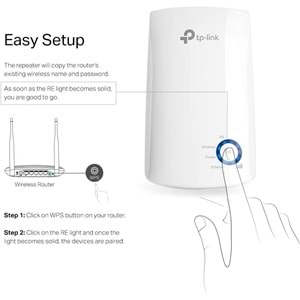 TP-Link TL-WA850RE 300mbps Kablosuz Priz Tasarım Menzil Arttırıcı