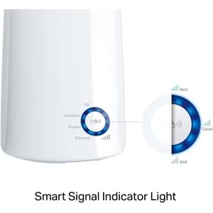 TP-Link TL-WA850RE 300mbps Kablosuz Priz Tasarım Menzil Arttırıcı