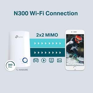 TP-Link TL-WA850RE 300mbps Kablosuz Priz Tasarım Menzil Arttırıcı