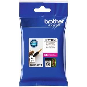 Brother LC3717M Magenta Kırmızı 550 Sayfa Kartuş MFC-J3930DW