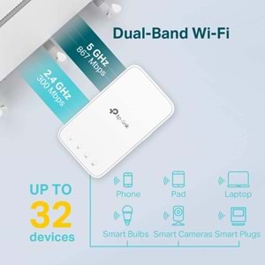 TP-Link RE300 AC1200 Mbps OneMesh Wi-Fi Menzil Genişletici