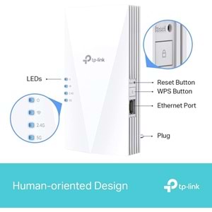TP-Link RE500X AX1500 Mbps OneMesh Wi-Fi 6 Menzil Genişletici