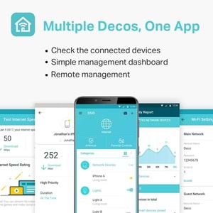 Deco M4 AC 1200 Mesh Tüm Ev Wi-Fi Sistemi ( 1’li Paket )