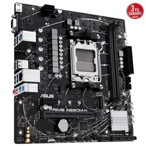 Asus PRIME A620M-K AMD A620 6400 MHz (OC) DDR5 Soket AM5 mATX Anakart