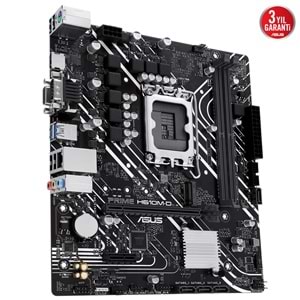 Asus PRIME H610M-D Intel H610 5600 MHz DDR5 Soket 1700 mATX Anakart