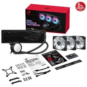 Asus ROG RYUO III 360 ARGB Anime Matrix 360mm Intel-AMD Uyumlu Sıvı Soğutucu