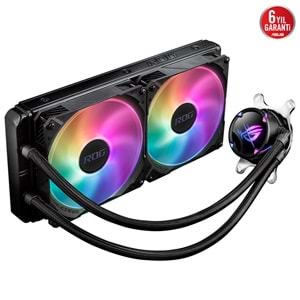 Asus ROG STRIX LC II 280 ARGB Aura SYNC DUAL Rog 140MM Adreslenebilir RGB Fan Sıvı CPU Soğutucu V2