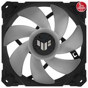 Asus TUF GAMING TF120 ARGB Soğutucu Kasa Radyatör Fanı Siyah Adreslenebilir ARGB120M Siyah