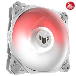 Asus TUF GAMING TF120 ARGB - BEYAZ Soğutucu Kasa Rady. Fanı Beyaz Adres.ARGB120M