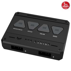Asus TUF GAMING TF120 ARGB 3IN1 Soğutucu Kasa Radyatör Fanı Adreslenebilir ARGB120MM Siyah