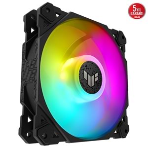 Asus TUF GAMING TF120 ARGB 3IN1 Soğutucu Kasa Radyatör Fanı Adreslenebilir ARGB120MM Siyah