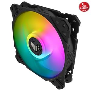 Asus TUF GAMING TF120 ARGB 3IN1 Soğutucu Kasa Radyatör Fanı Adreslenebilir ARGB120MM Siyah