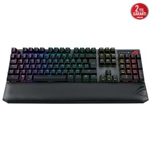 Asus ROG STRIX SCOPE NX Wireless Deluxe NX Red Switch RGB Mekanik Oyuncu Klavye Siyah