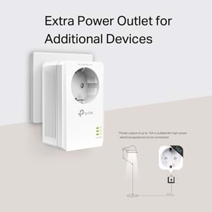 TP-Link TL-PA7017P KIT AV1000 Gigabit Passthrough Powerline Başlangıç Kiti