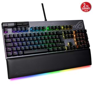 Asus ROG STRIX FLARE II Animate Red Switch Mekanik Gaming Klavye