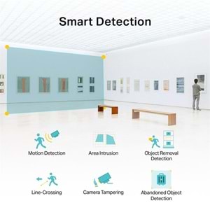 VIGI C230I Mini 2.8mm 3MP IR Mini Dome IP Güvenlik Kamerası (1/2.8