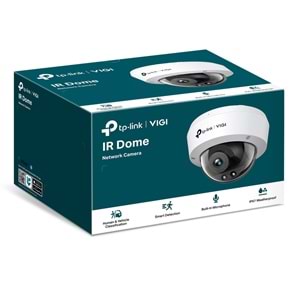 VIGI C240I V1.2 4MP 2.8mm IR LED Dome IP Güvenlik Kamerası ( IK10, Dahili Mikrofon )