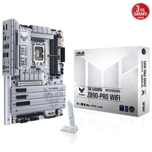 Asus TUF GAMING Z890-PRO Wi-Fi 8600 MHz (OC) DDR5 Soket 1851 ATX Anakart