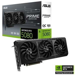 Asus PRIME-RTX5080-O16G 16GB GDDR7 OC Edition 256 Bit Gaming (Oyuncu) Ekran Kartı