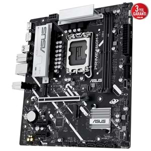 Asus PRIME B860M-K Intel LGA1851 DDR5 mATX 8800 Dp Hdmı Anakart