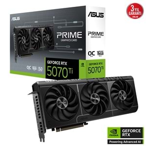 Asus PRIME-RTX5070TI-O16G 16GB 256Bit GDDR7 DP/HDMI PCI 5.0 Ekran Kartı