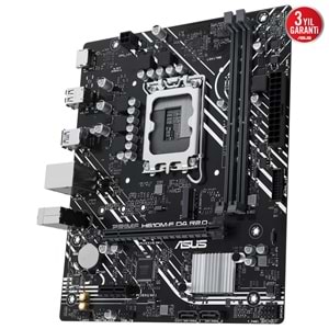 Asus PRIME H610M-F D4 R2.0 H610 DDR4 M.2 HDMI PCI 4.0 1700p Anakart