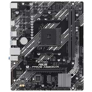 Asus PRIME A520M-R AMD A520 5100 MHz (OC) DDR5 Soket AM4 mATX Anakart
