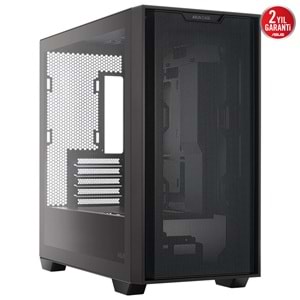 Asus A21 Temperli Cam USB 3.0 mATX Mesh Siyah Mid Tower Kasa