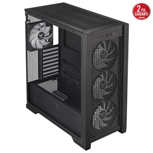 Asus Gt302 TUF GAMING ARGB Tempered Cam E-atx Midtower Kasa Siyah