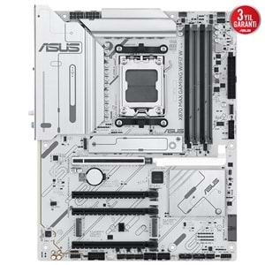 Asus X870 MAX GAMING Wi-Fi 7 W Amd X870 Am5 Ddr5 8000 Hdmı 2xusb4 Anakart
