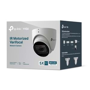 VIGI InSight S445ZI 4MP, 2.7-13.5mm, Motorized IR Turret Güvenlik Kamerası (H.265+,IK10)