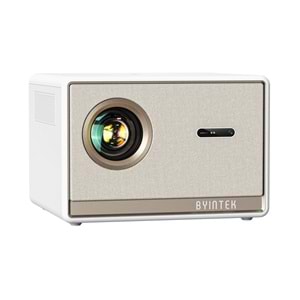Byintek T5 Max Projeksiyon Cihazı, Lisanslı Google TV, Full HD 1080P, 1000 ANSI Lümen, HDR10, Otomatik Odaklama, Otomatik Trapez Düzeltme, Wi-Fi, Bluetooth 5.0, Sızdırmaz Optik Motor