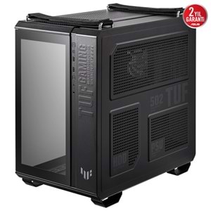 Asus TUF GAMING GT502 PLUS TG 4X A-RGB Fanlı Panaromik Temperli Cam Siyah ATX Gaming Kasa
