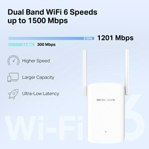 Mercusys ME60X AX1500 Wi-Fi 6 Menzil Genişletici