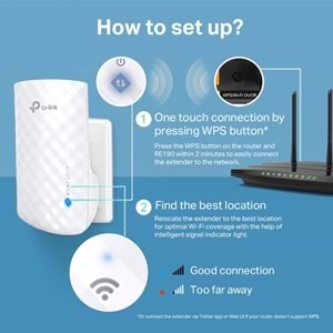 TP-Link RE190 AC750 Wi-Fi Menzil Genişletici
