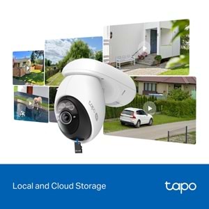 Tapo TC92 KIT 4K 8MP 360° AI Wi-Fi Güneş Enerjili Güvenlik Kamerası