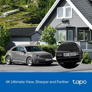 Tapo TC92 KIT 4K 8MP 360° AI Wi-Fi Güneş Enerjili Güvenlik Kamerası