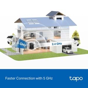 Tapo TC92 KIT 4K 8MP 360° AI Wi-Fi Güneş Enerjili Güvenlik Kamerası